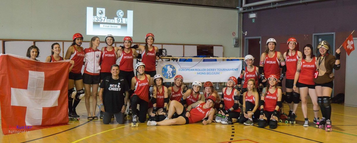 throwback wednesday to our games in mons. #rollerderby #erdt2016 #rollerderbyswitzerland #derbylove #teamch