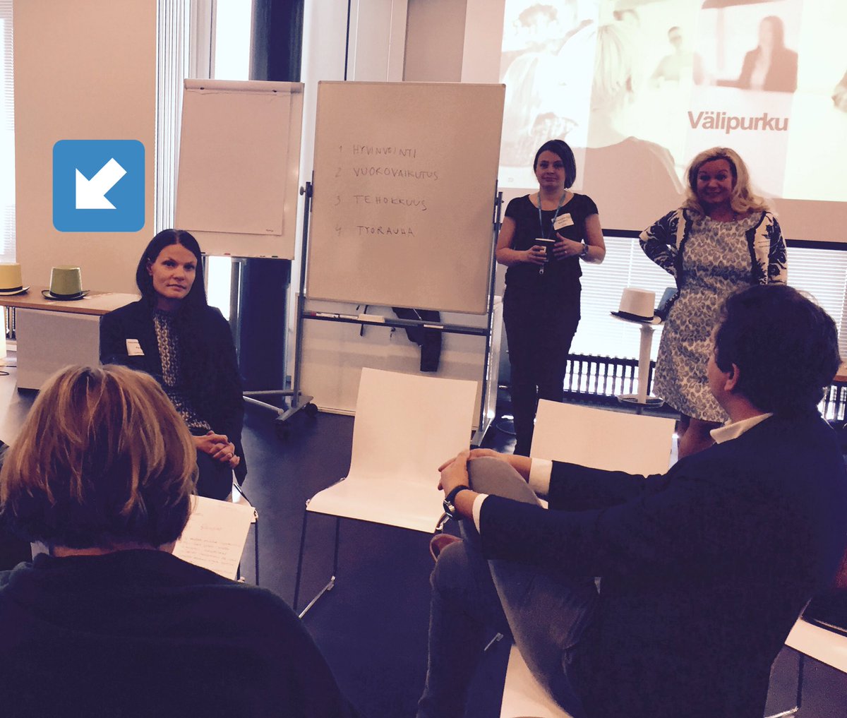 MartelaFinland's tweet photo. #työympäristömuutos & #muutosjohtaminen - Martelan hattuharjoitus #rework16 https://t.co/vvDaaLnYHb