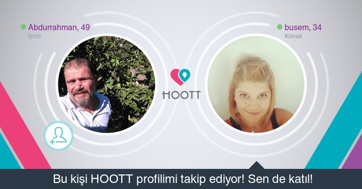 #HOOTTapp HOOTT süper! Takipçilerime gözat hemen. HOOTT ile eğlen! goo.gl/jPUaB0