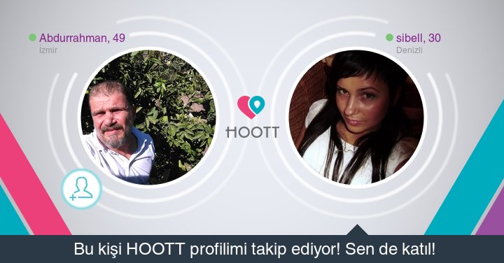 #HOOTTapp HOOTT süper! Takipçilerime gözat hemen. HOOTT ile eğlen! goo.gl/jPUaB0