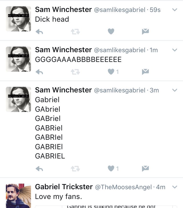 "Yes insult him, because that will make him want to come back."