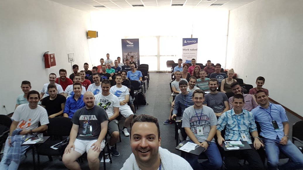 ApexSQL's tweet image. CodeCraft 2016 Nis, Serbia  #CodeCraft #WorkingNaked