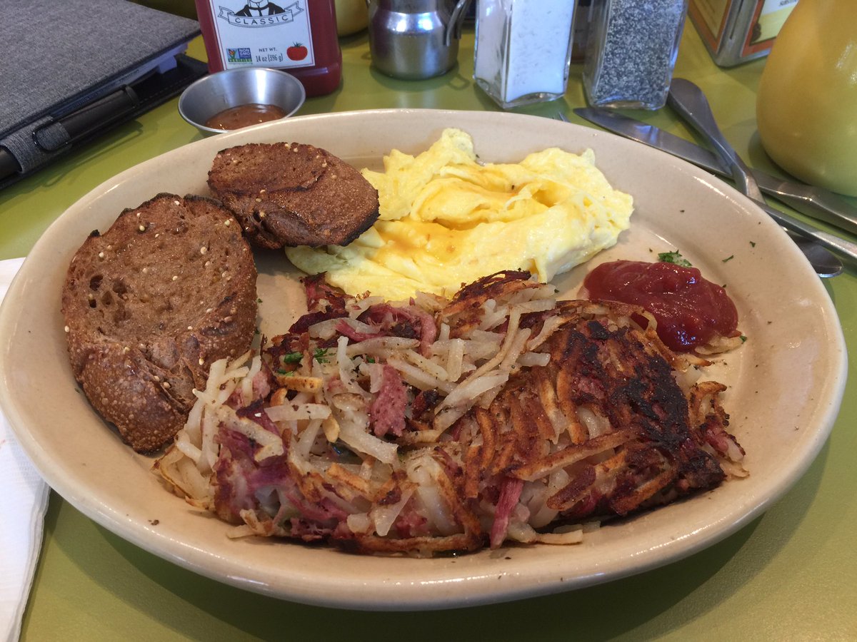 Plateful of @SnoozeAMEatery hash joy in Houston