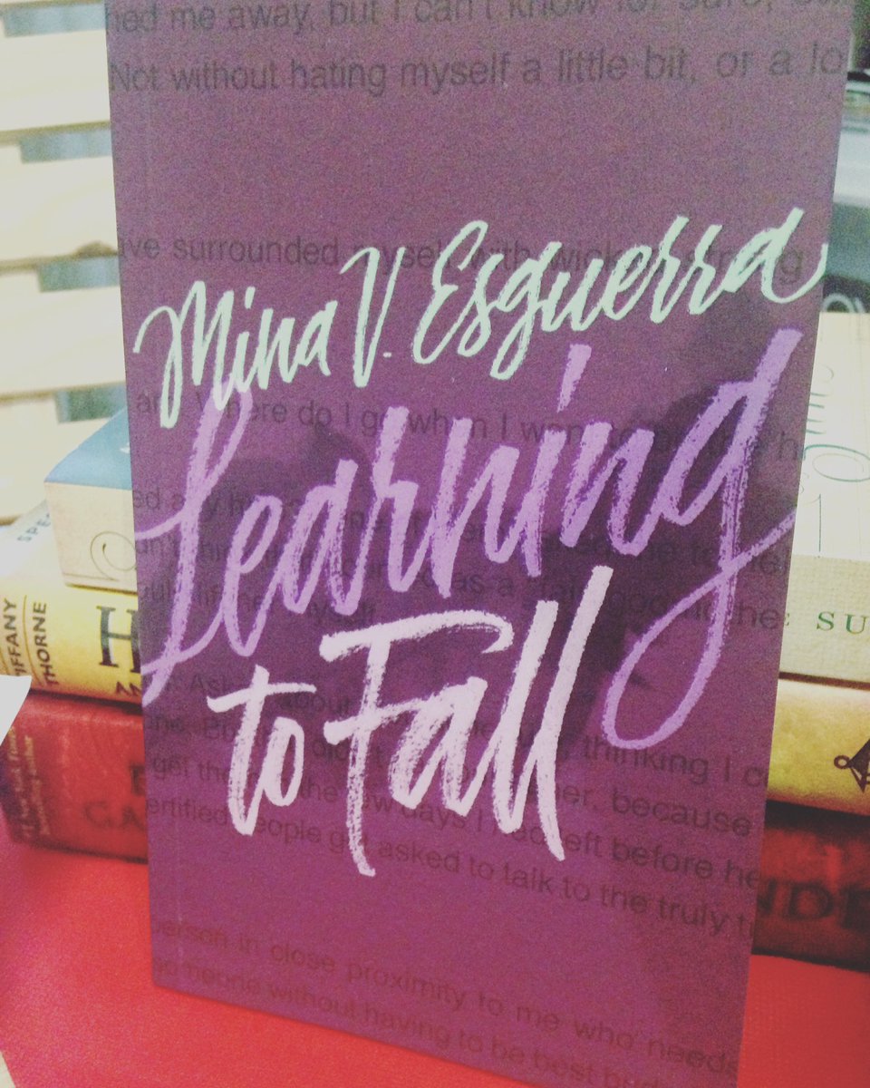 minavesguerra's tweet image. #LearningtoFall Anvil Spark Books edition 💕 In bookstores soon. Like, this month. Or you already have it if you got it at MIBF