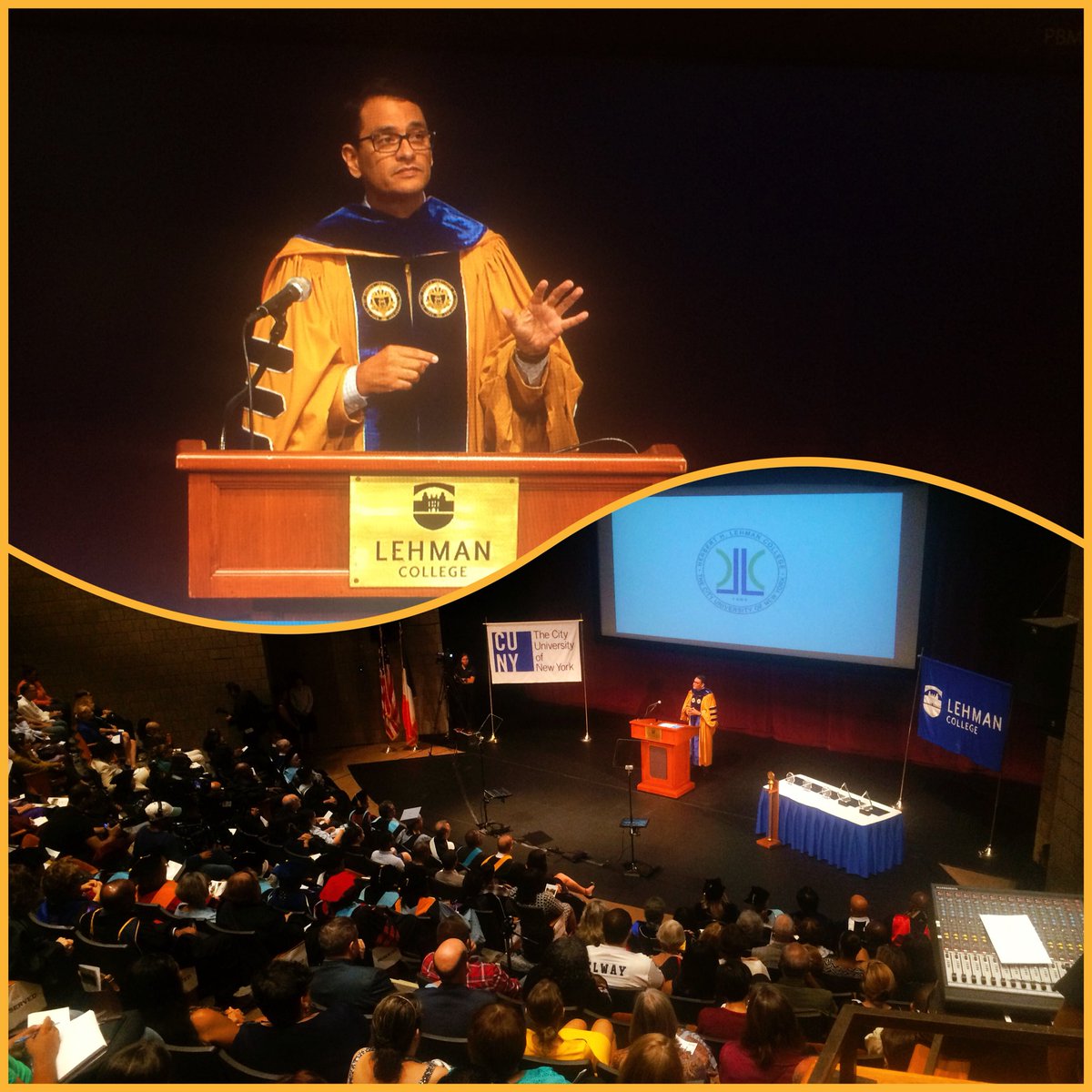 #LehmanCollege #Academic #Convocation 2016 #live on <a href="/BronxnetTV/">BronxNetTV</a> with new <a href="/LehmanCollege/">Lehman College</a> #President José Luis Cruz bronxnet.tv