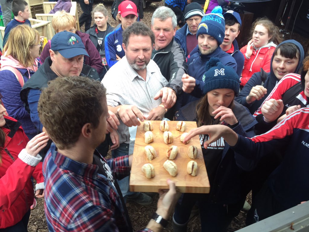 Our new mouth waterin' Fire &amp; Smoke rashers are going down a storm at #Ploughing16! #HellishlyGood