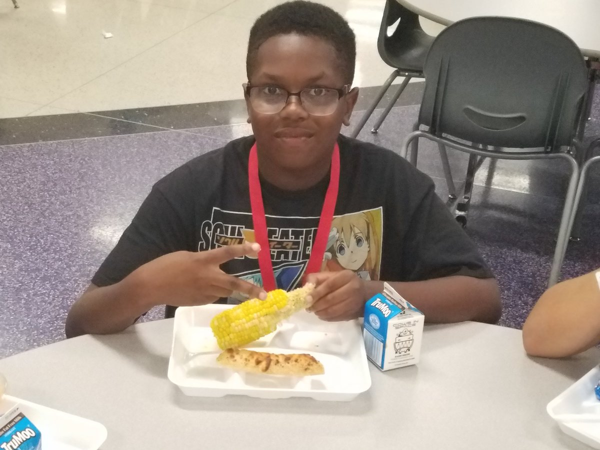 How much do we love our students? So much that we give them fresh Indiana sweet corn on the cob! #Yum #GoodToBeAHoosier