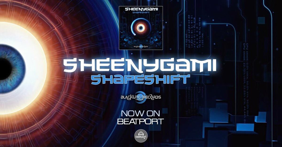 BlackliteRec's tweet photo. Sheenygami #shapeshift EP is out now on @beatport grab your copy now! #blackliters https://t.co/n9THJrtYh7