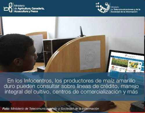 infopmorro's tweet photo. #InfoProductor facilita información sobre buenas prácticas agrícolas #MaízAmarilloDuro @DAUMINTEL_GaryR @GestoraGuayas @pcarvajalnunez https://t.co/9kkMNqErQf