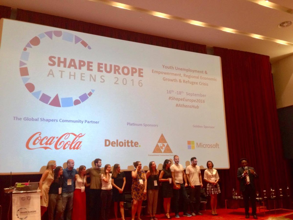 The fantastic Greek team - closing #ShapeEurope2016. What a weekend!