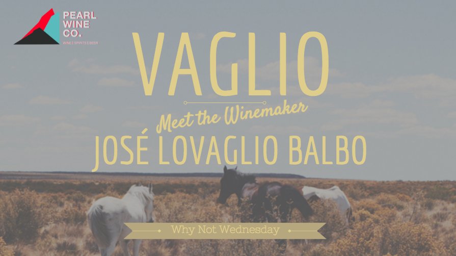 We're stoked to have José in the shop TONIGHT! He is the winemaker for Vaglio wines! Join us from 4-7pm. bit.ly/2d4sqsD