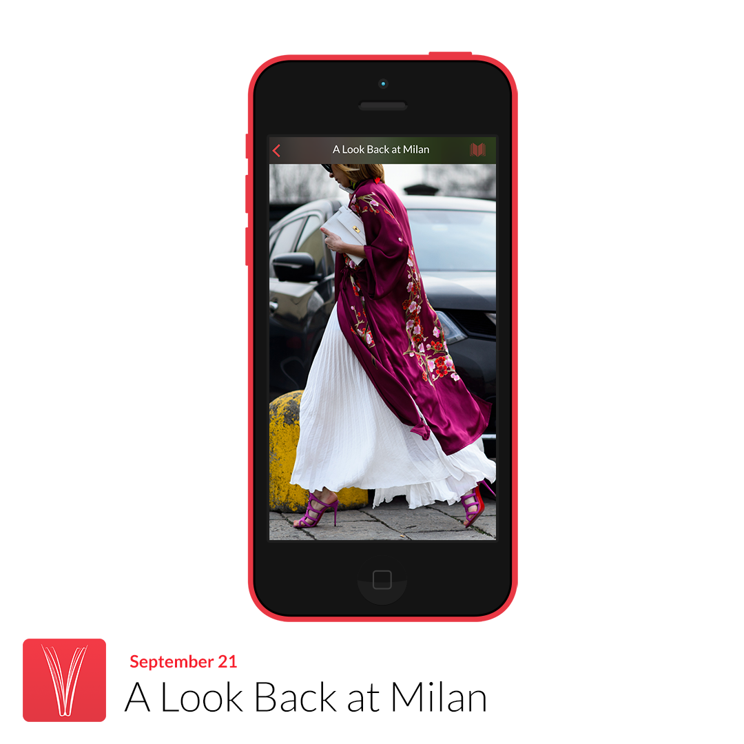 REVUU_app's tweet photo. A look back at Milan's color #coated streets from #MilanFashionWeek 2016 🔴 https://t.co/BTytq12P1T https://t.co/NQU7kAEDmP