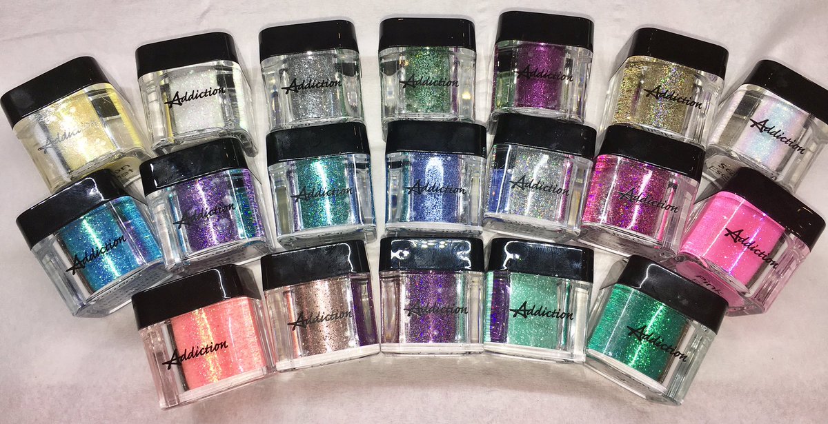 New Glitters 💕💅🏻💕 Addiction 💕💅🏻💕 #addiction #glitter #TCBG #nails #nailtech #salon #cheshire