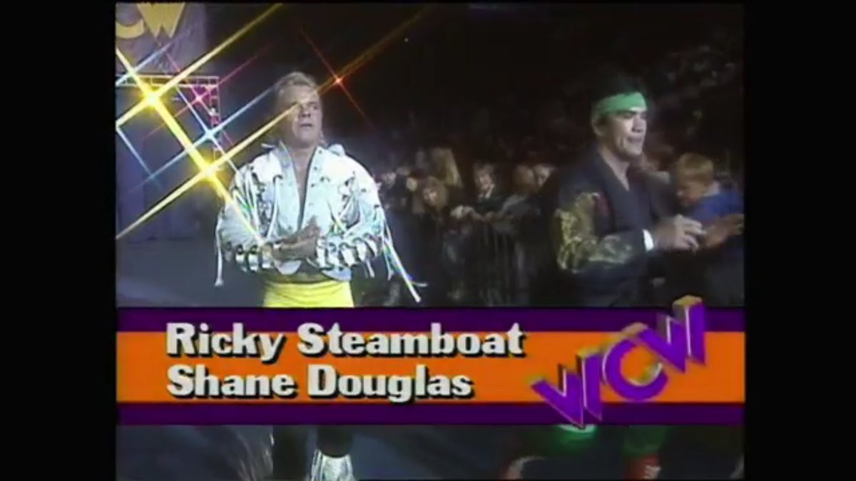 WCW Archive on Twitter: #WCW Clash of the Champions XXI; 11/18/92, Ricky  Steamboat/Shane Douglas make their way to the ring for their main event  match in Macon, GA.… https://t.co/zCCc2enLcV