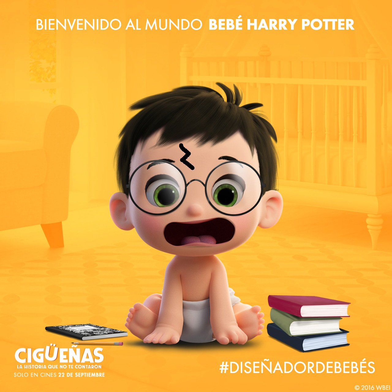 Harry Potter, BH! on X: Bebé Harry Potter <3 #DisenadorDeBebes    / X