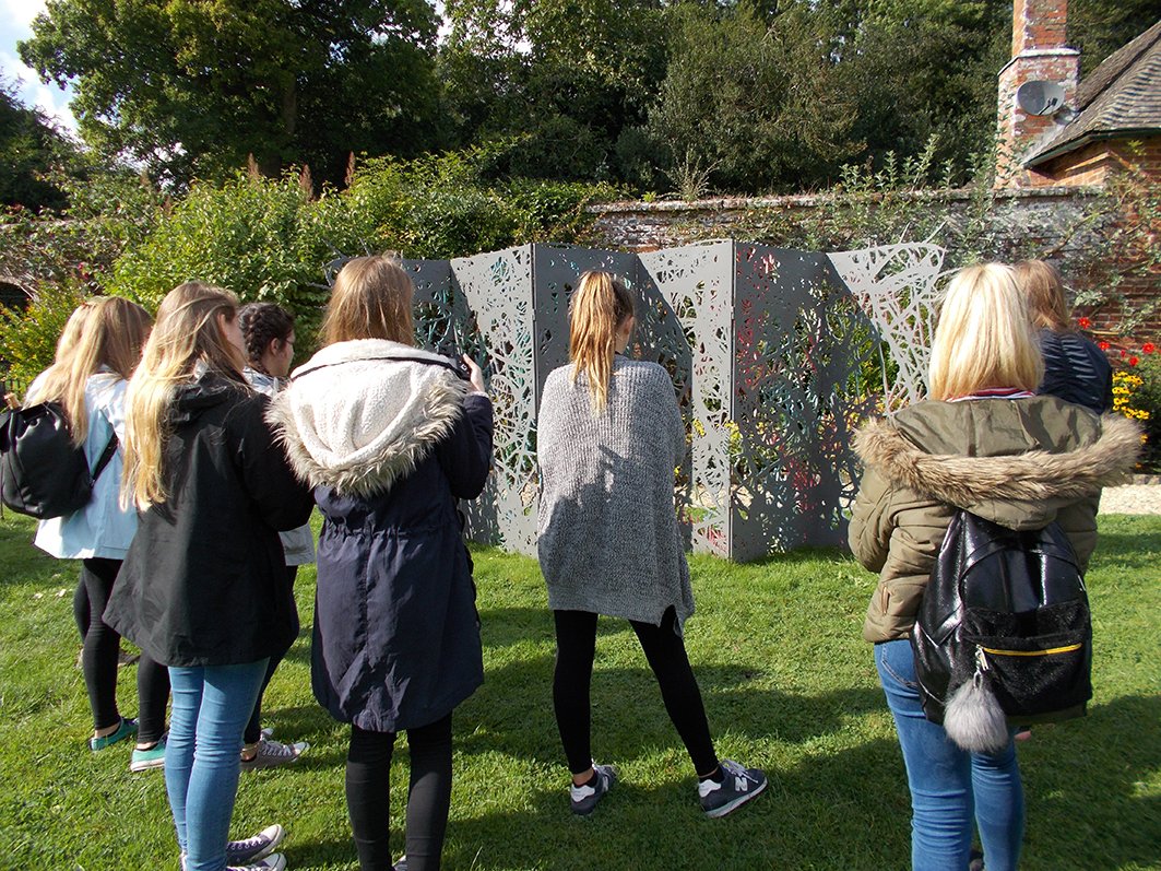 #Inspiring visit today from @BAYHOUSESCHOOL - A Level #students using #sculpture to explore #ideas about #texture &amp; #surface  #RCET #artsed