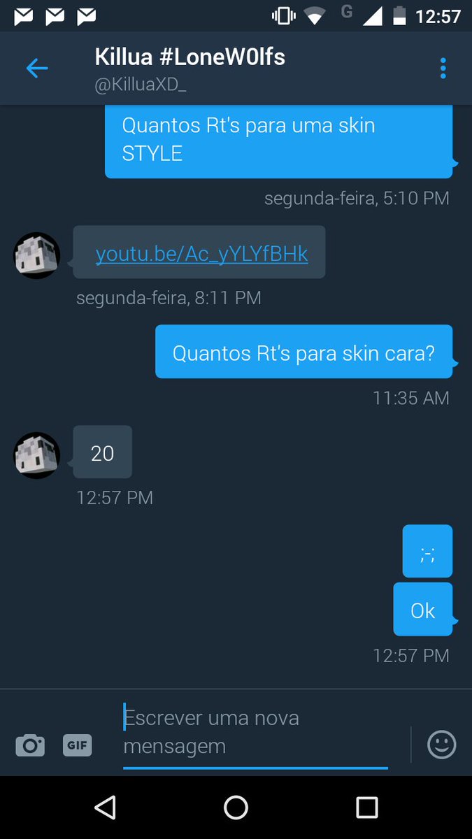 IgorkillerI's tweet photo. Galera 20 Rt's para o @KilluaXD_  fazer uma skin pra min
RT+ GOGOG https://t.co/PBFcnN6ijt
