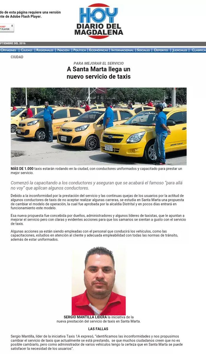 TAXIS1ASM's tweet photo. ¡SÍ ESTAMOS COMPROMETIDOS CON UN SERVICIO DIGNO! Nuestros conductores ya están en proceso de capacitación 
Leer más: https://t.co/dtqnrl7hL4 https://t.co/Wu9JQDUM2u