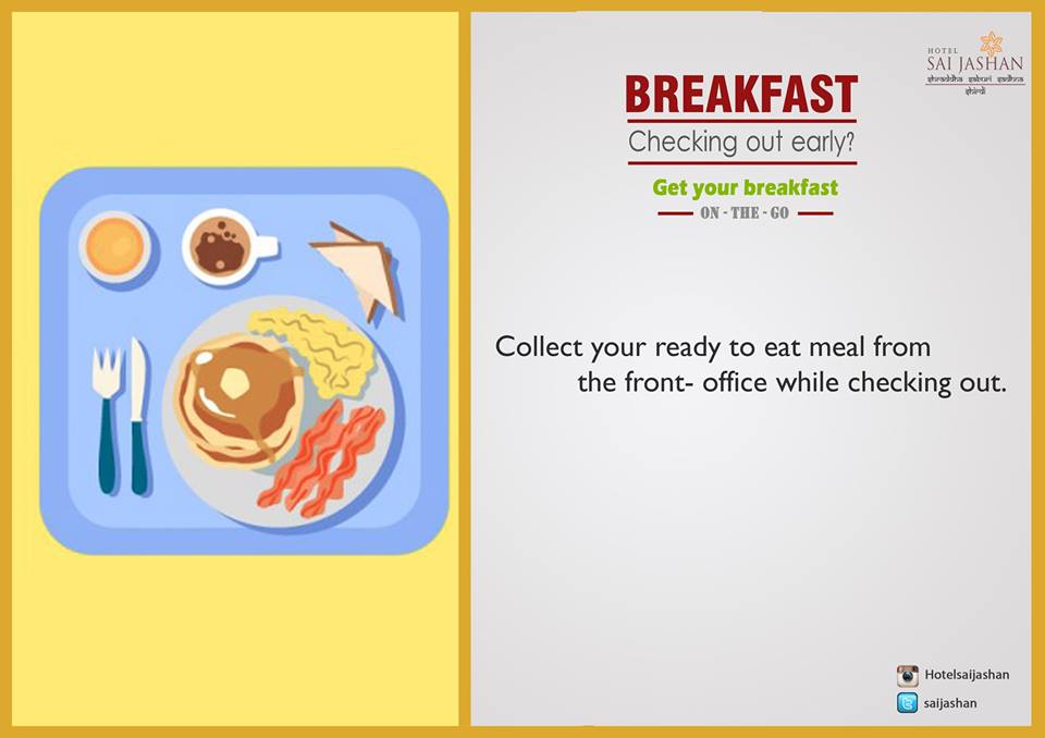 Saijashan's tweet image. visit us at hotelsaijashan.com/welco#breakfast #earlycheckout #gesture #shirdi #saijashanme/