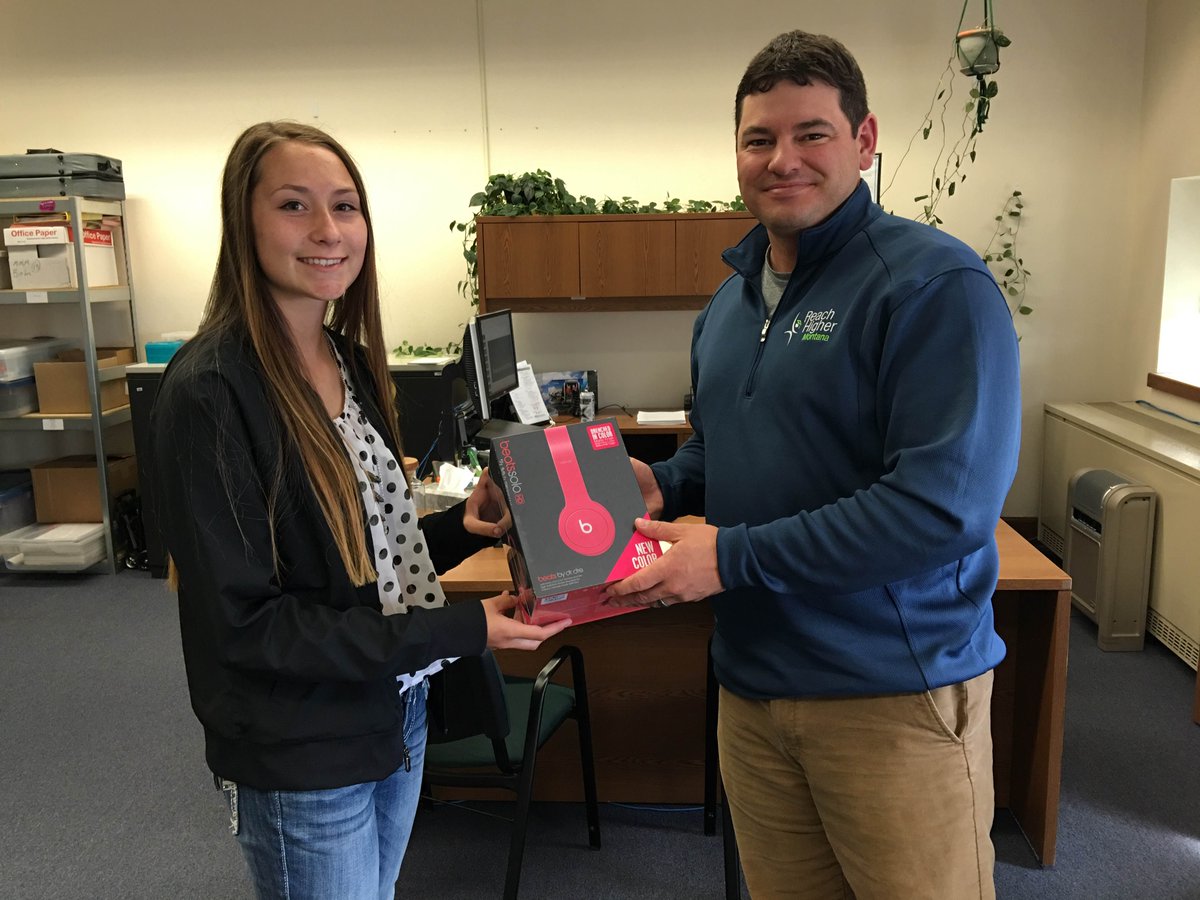 SAFMT's tweet photo. Congrats to Jordyn LaPier, our Montana Money Magic Beats contest winner! #MTMoneyMagic #RHM #406students https://t.co/BnKFUIdbcn