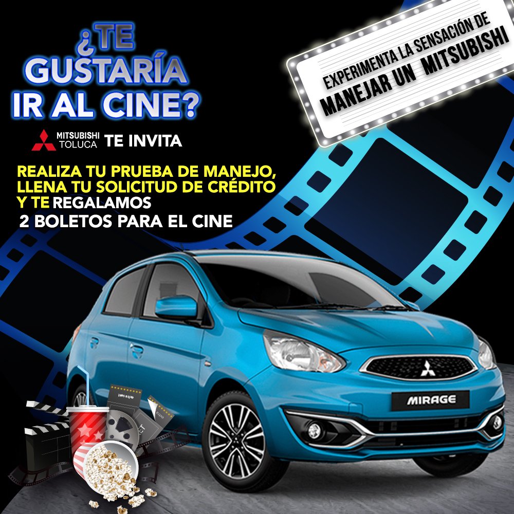 Mitsuautos's tweet photo. ¡Mitsubishi te invita al cine! Agenda ahora mismo tu prueba de manejo y ven por tus entradas: https://t.co/tBkVFdzDN1 
#Cine #Películas https://t.co/SOaNGHe2ay