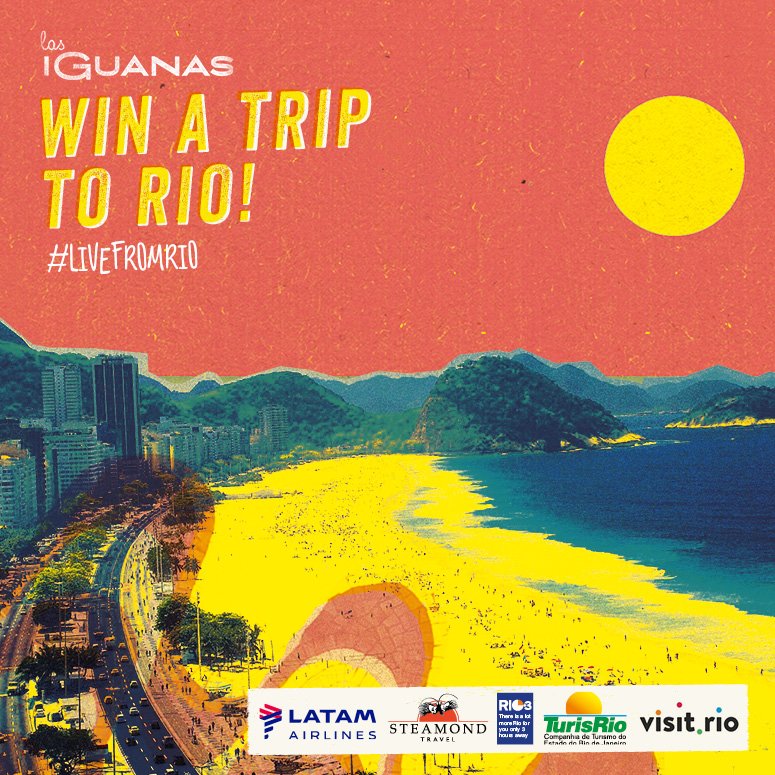lasiguanas's tweet photo. 🇧🇷 WIN a trip to our favourite city - Rio de Janeiro! 🇧🇷 https://t.co/hGN7qL4w7f #winitwednesday #livefromrio #offtobrazil https://t.co/FkdovHHxdx