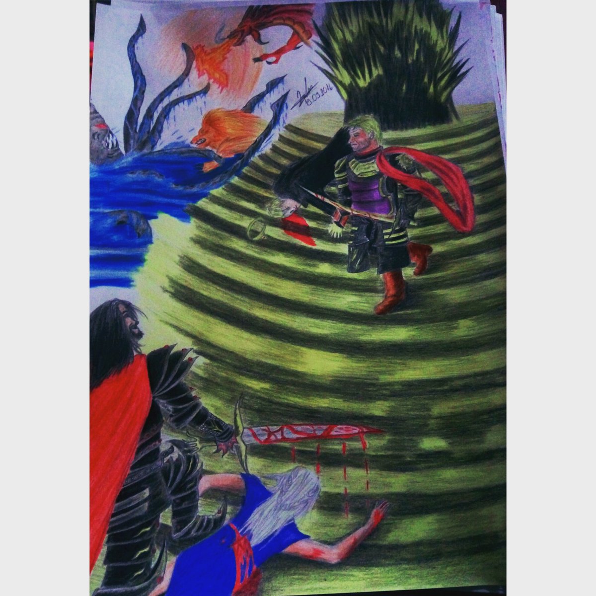 Kral_Renly's tweet photo. Azor Ahai vs Euron Greyjoy https://t.co/jEy4KCAQBp