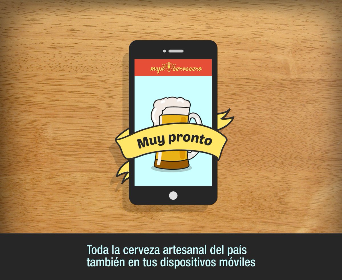 mapacervecero's tweet photo. Pronto, podrás encontrar toda la #cerveza  #artesanal del pais en tu dispositivo movil. Hagamos gigante nuestra #comunidadcervecera. https://t.co/of4m8mZVmH