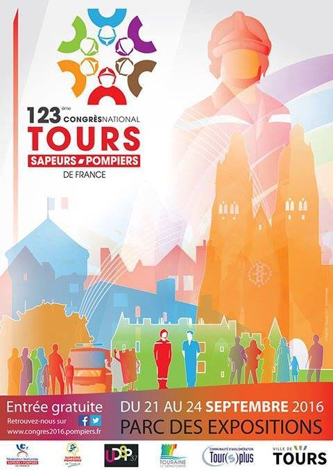 G_Dufeigneux's tweet photo. #CongresSP2016 : Le 123 ème congrès national des sapeurs-pompiers de France s'ouvre aujourd'hui au parc des expositions de #Tours. #pompiers https://t.co/ZoBOt4koxg