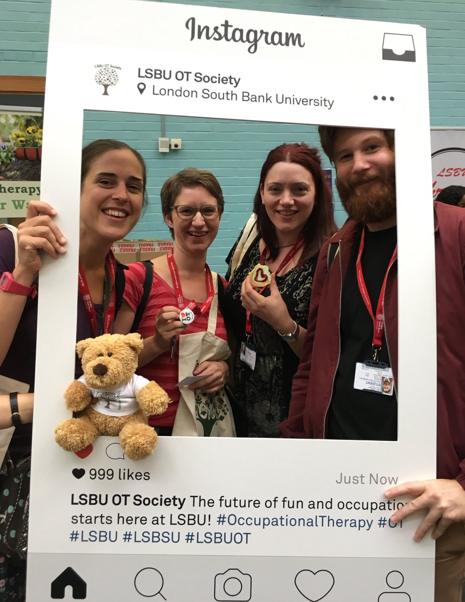 LSBUOTSOCIETY's tweet photo. Big welcome to some of the new OT Cohorts for 2016! We look forward to seeing you at our events! #LSBUOTSociety #TeamLSBU #lsbufreshers #OT https://t.co/r0nCXJgSTj