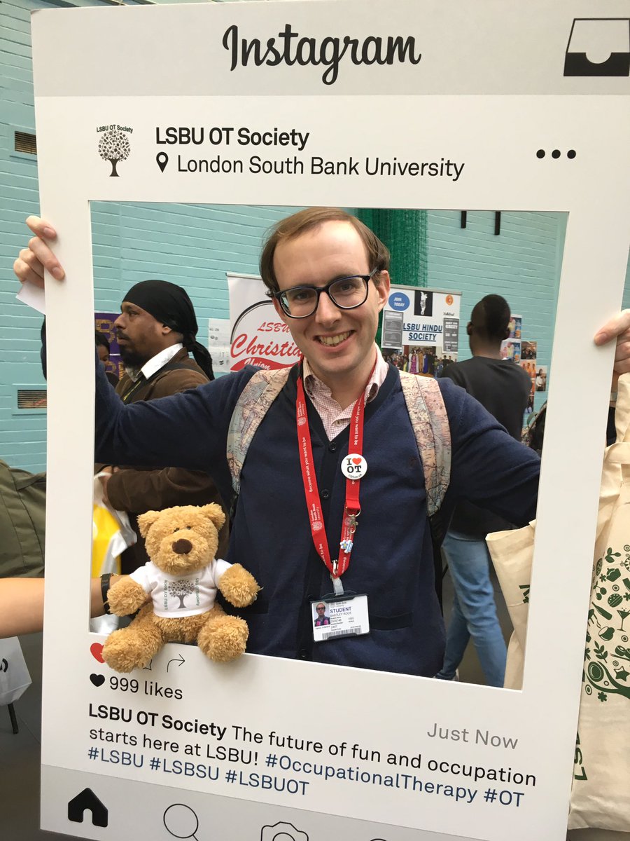 LSBUOTSOCIETY's tweet photo. Big welcome to some of the new OT Cohorts for 2016! We look forward to seeing you at our events! #LSBUOTSociety #TeamLSBU #lsbufreshers #OT https://t.co/r0nCXJgSTj