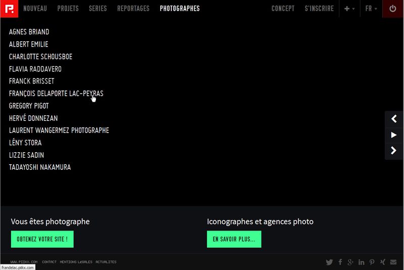 piikx_com's tweet photo. Nouveau: Les #photographes sont présentés en page d'accueil ! https://t.co/vIHXPr4iQQ  #photographer  #photography https://t.co/9J2vN6xvbm