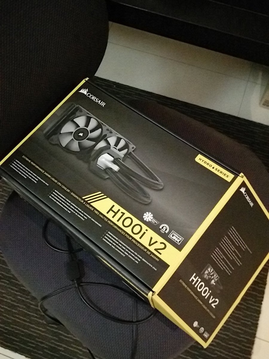 DiffFPS's tweet photo. Giving this a go @_BensonHD_  fingers crossed the @Corsair #h100iv2 comes through https://t.co/xhXYjKPXpa