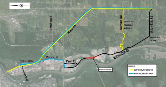 PGCitizen's tweet photo. ICYMI: Willow Cale Road is closed today, starting at 6 a.m., for construction and will stay closed until December. https://t.co/jFpBjnJwLX https://t.co/md4YpplZHH