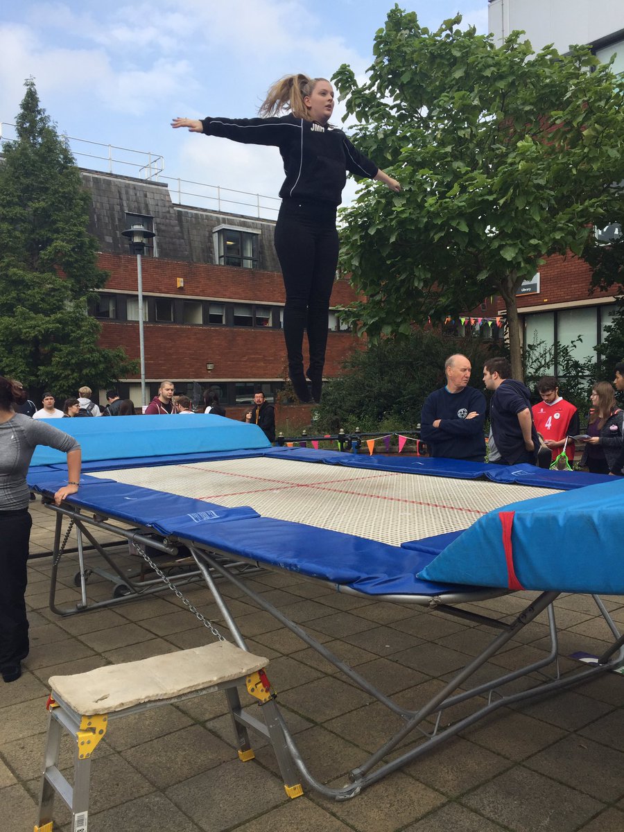 uclantrampoline's tweet photo. #UCLanFreshers come down to the sports fair and give trampolining a go! https://t.co/BHDmIoVmO1
