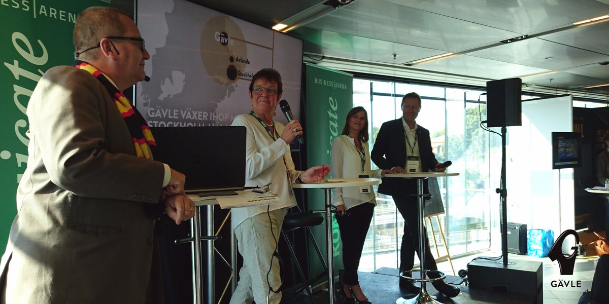 gavlestad's tweet photo. Gävle växer ihop med Arlanda, Sthlm och Mälardalen! Seminarium med Inger KällgrenSawela (M), Tove Elvelid och Göran Arnell. #businessarena https://t.co/ir53lgjr5R