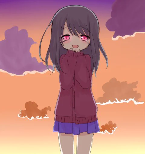 放課後オーバーフロウを聞きながら描いたけど、なんかイメージ違っちゃったなぁ; 