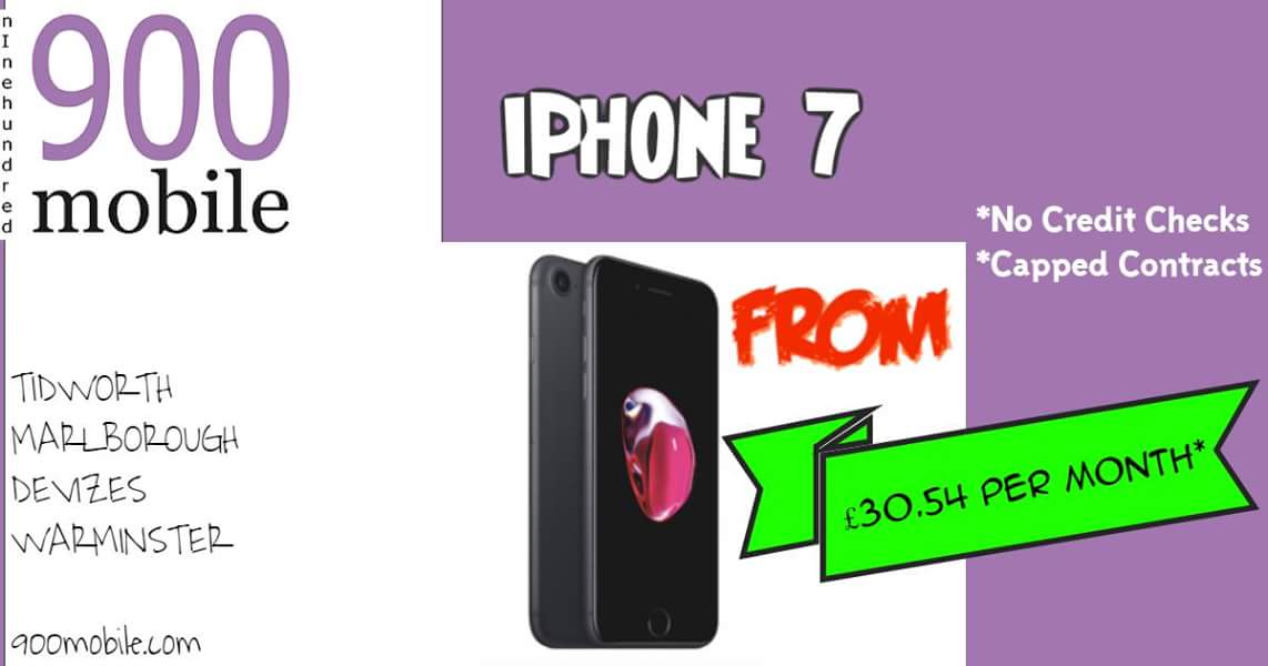 900_Mobile's tweet photo. #iPhone7PreOrder available in our stores. Get the latest #iPhone with no #creditchecks from £30.54 per month* https://t.co/lrDbzQRk9O