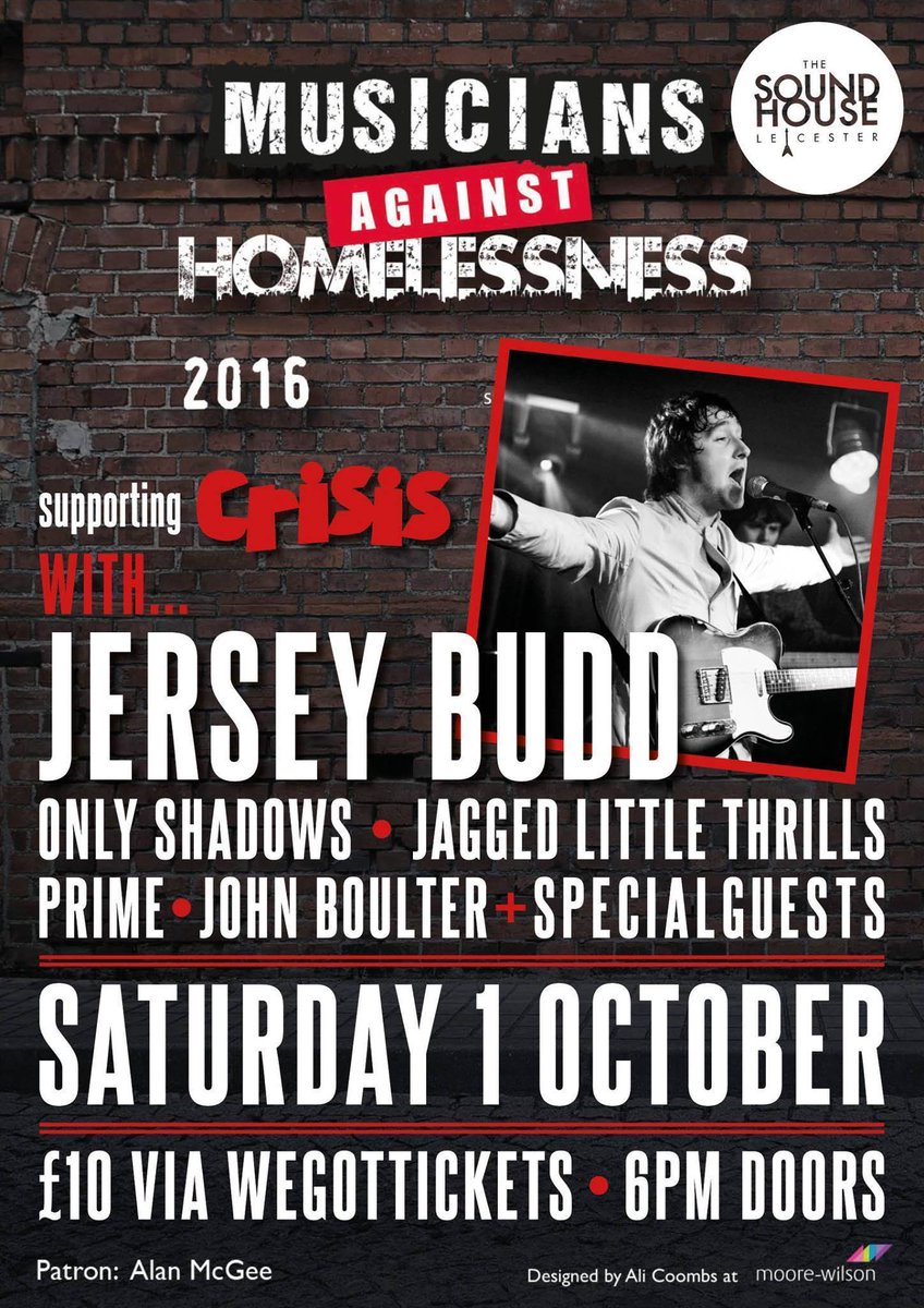 Enter our Leicester  <a href="/MAH_Gigs/">Musicians Against Homelessness - Emma Rule MBE</a> ticket #competition on FB click here for more details ow.ly/MGRj304pZAC