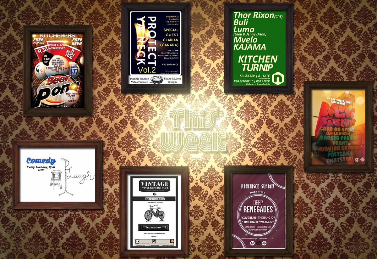 *******WEEKLY GIG GUIDE*******

Kitcheners Fam!

Here's what's going down this week!

>>> bit.ly/weeklygigs1 <<<

#weeklygigguide