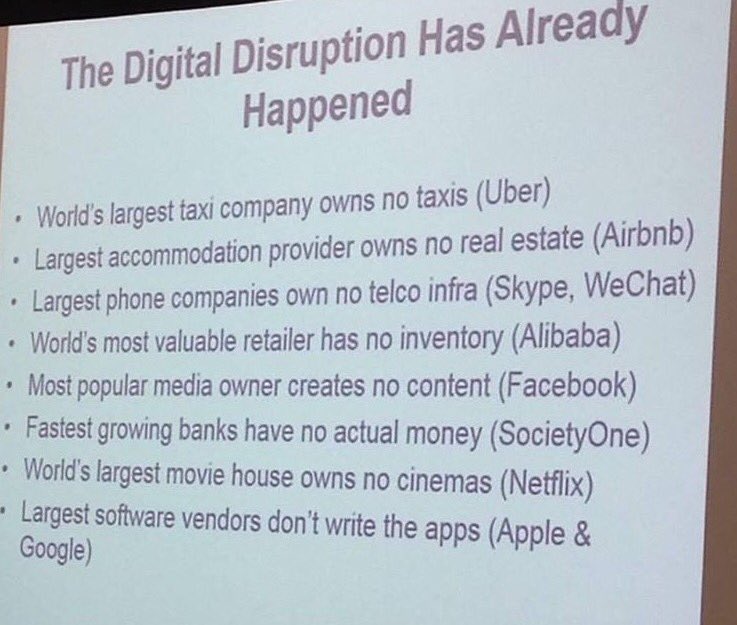 Write your own rules. #disruption