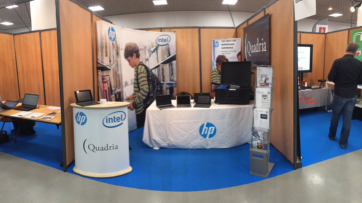 PascalLazerand's tweet photo. Eduk@2016 à Dijon - Sur le stand HP / QUADRIA avec I2FORM. https://t.co/Hll2jdGCrt