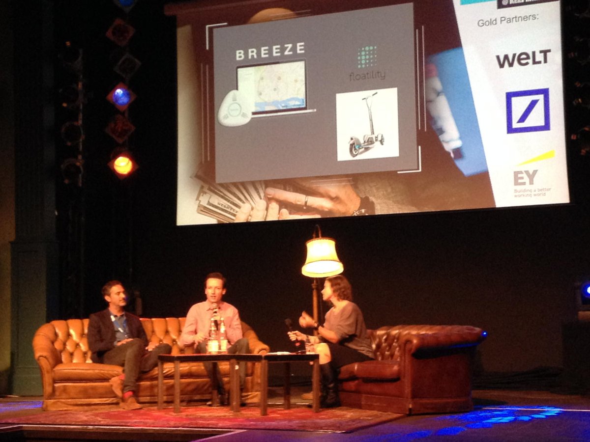 DanielJKroll's tweet photo. Amazing Chat with @chelseaMcC and #breeze and #floatility #startupsrbn @HHStartups @reeperbahn_fest #startups https://t.co/RDNHNMEhlM