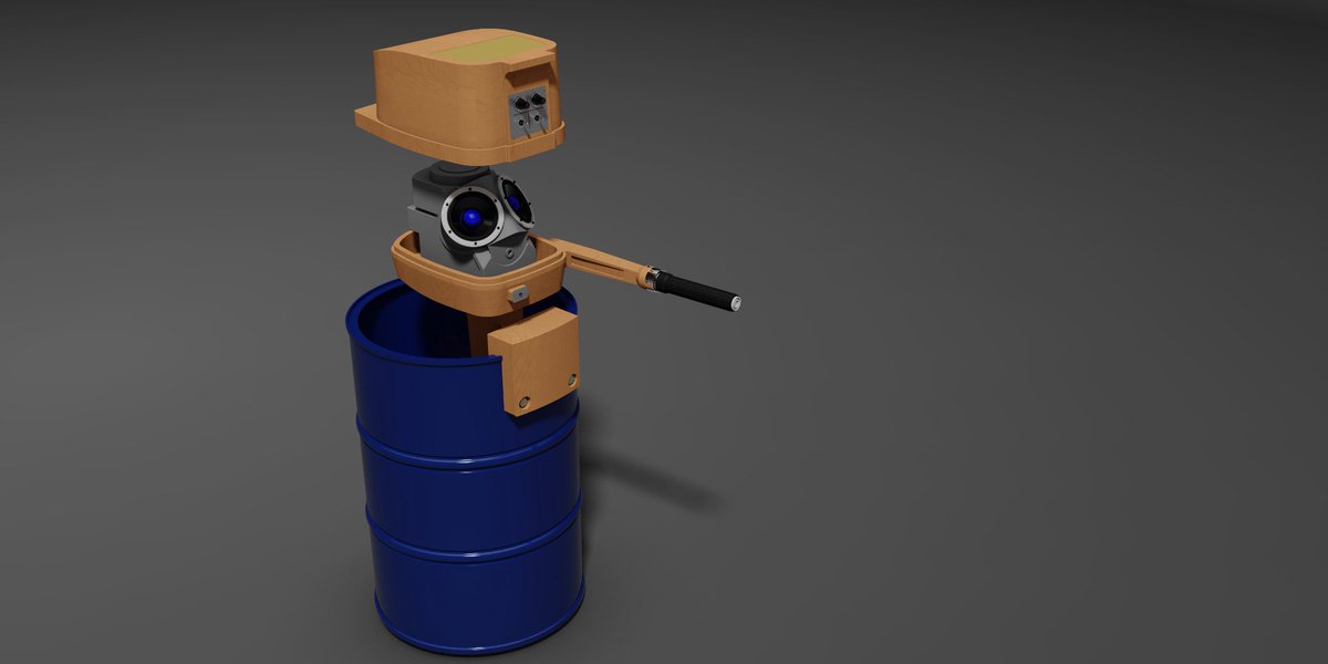 stevenlaurie's tweet photo. Latest #3D #digital #prototype of #soundbased Troll project. Speaker engine uses #oldcountry #music to generate/mimic idling sound. https://t.co/3JlSPpxsl5