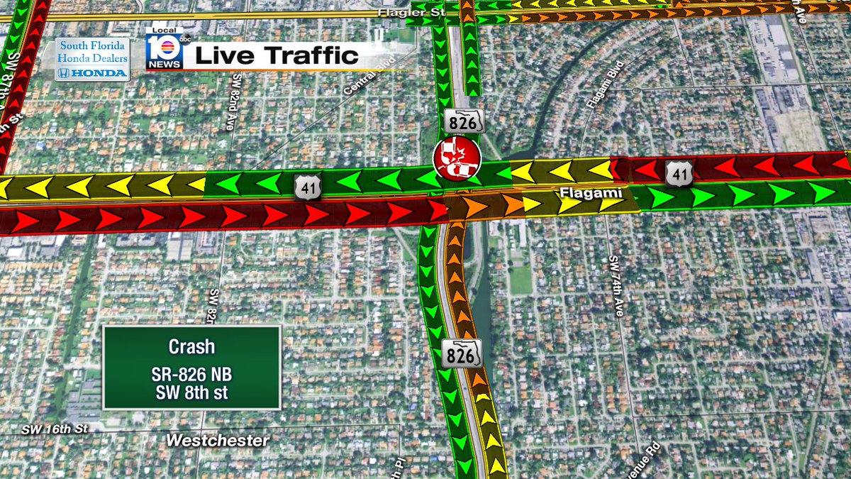 SR-826 NB at SW 8th St #traffic https://t.co/q4hz6FsmJD