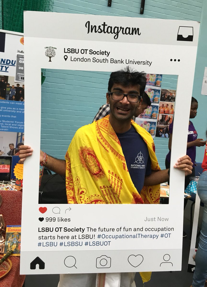 LSBUOTSOCIETY's tweet photo. Shout out to @LSBU_HinduSoc! Watch this space for possible collaborations in the future!! #TeamLSBU #LSBUFreshers #LSBUHinduSoc #OTSociety https://t.co/QGqfHplNoz