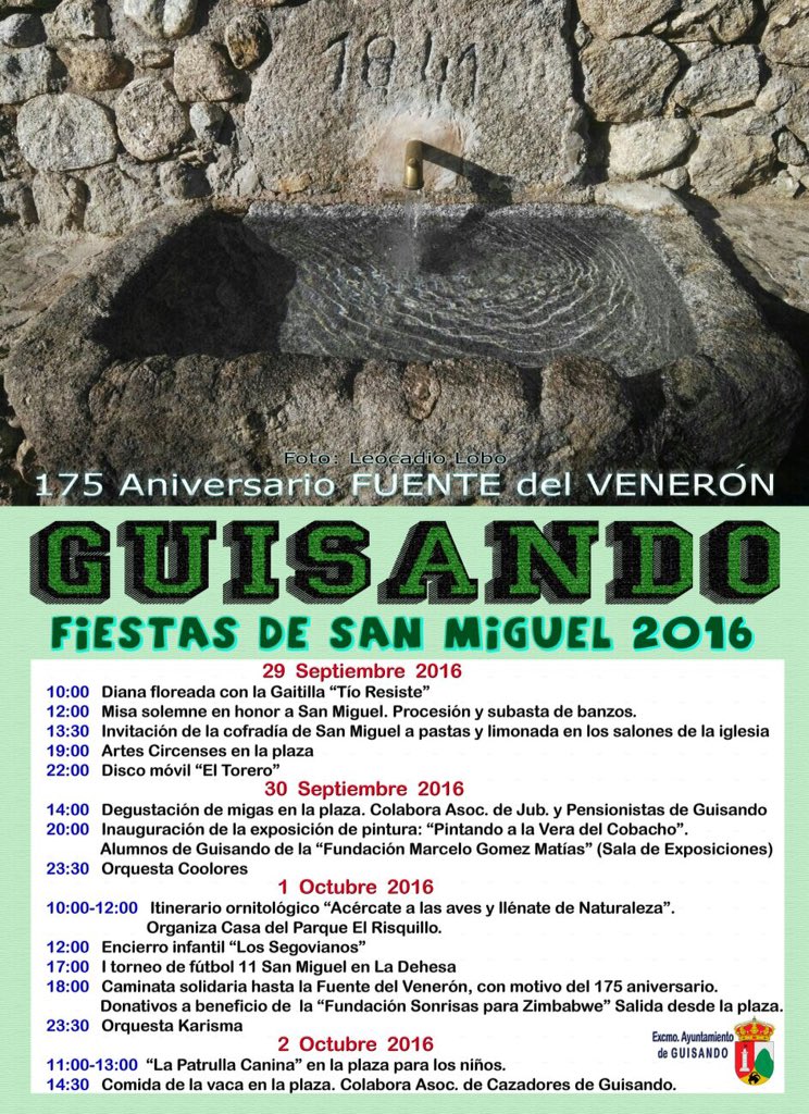 Losdemonios1's tweet photo. @Forodeguisando @GredosApp @gredosesmas @genteenavila @Guiisando @Guisanderos 
Os esperamos a todos en las fiestas, Guisando. #vivasanmiguel https://t.co/O9fBVXs6AC