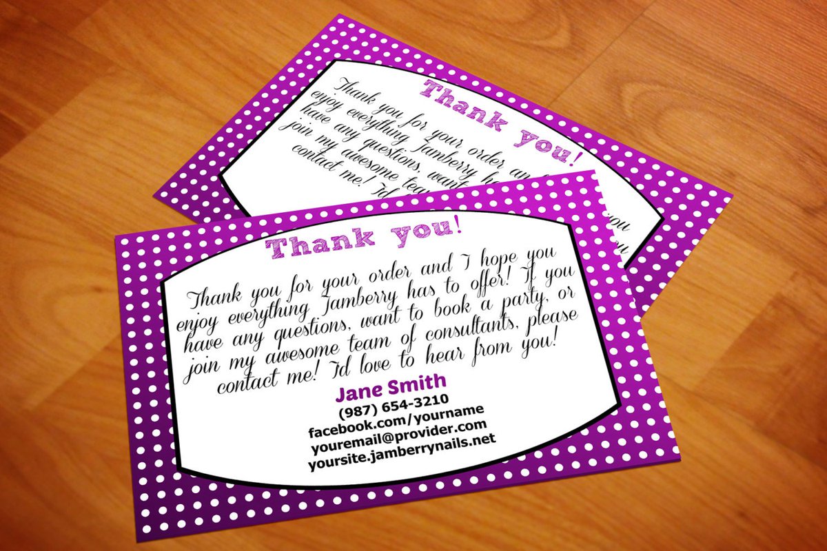 NailWpPrintShop's tweet photo. Thank You Mailer Card in Purple Polka Dots - Customizable Printable Jambe… https://t.co/2lQIpDU7Ul #Etsy #CustomCard https://t.co/TZFWJYvTyG