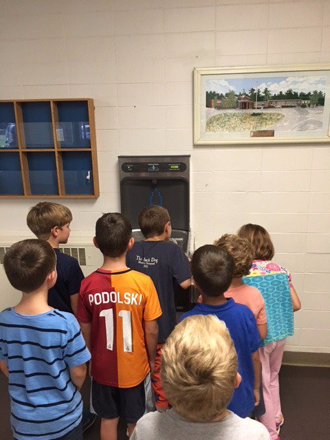 We love the new hydration station!!