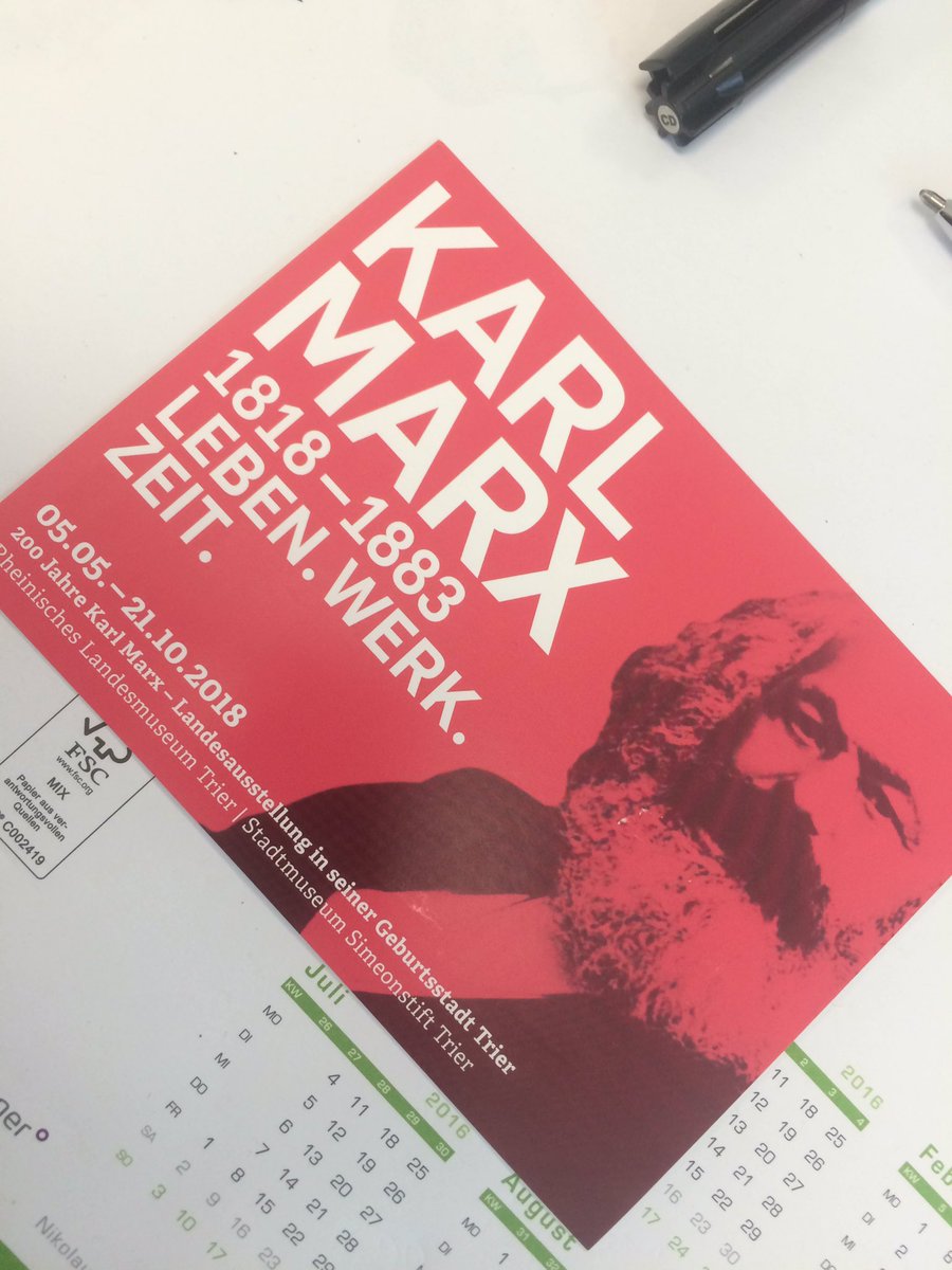 karlmarxhaus's tweet photo. Und auch bei uns wird es eine neue Ausstellung geben 😊 #Marx2018 #Trier #Kooperation @museumtrier @bistumtrier https://t.co/DjLSzS47c5